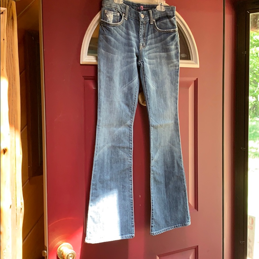 7 For All Man Kind Junior Jeans Girls Size 14